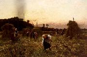 Jules Breton, Dleaners at Sunset